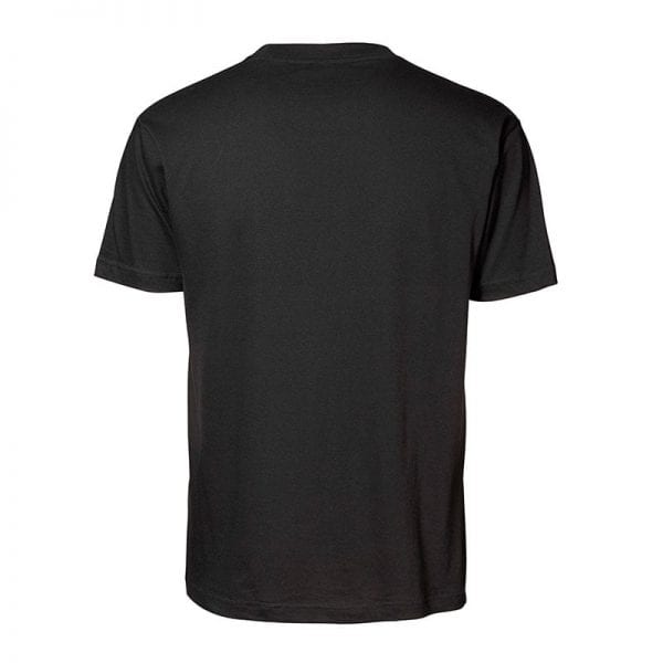 ID Game T-Shirt, klassisk, mande model, en af de mest populære t-shirt, farve sort, set bagfra