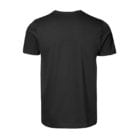 ID T-Time T-Shirt, smal halsrib og nakkebånd, mande model, farve SORT, set bagfra