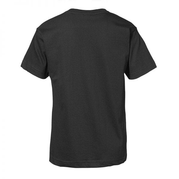 ID T-Time Klassisk T-Shirt, børne model, farve sort, Set bagfra
