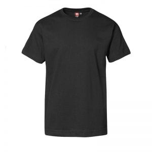 ID T-Time Klassisk T-Shirt, børne model, farve sort