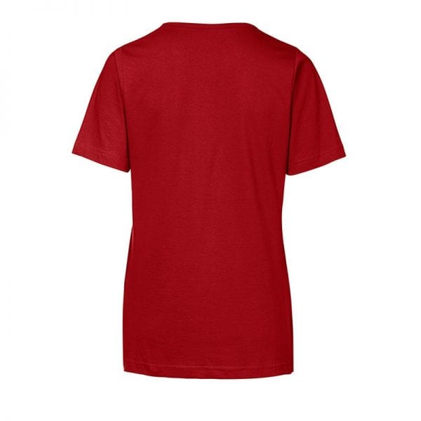 ID T-Time T-Shirt, dame model, farve rød, set bagfra