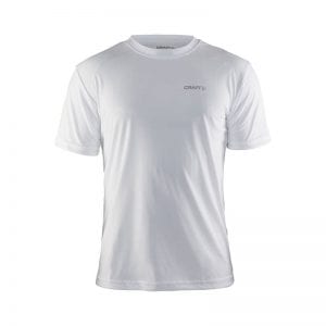 CRAFT Prime Tee, løbe t-shirt i lækker let kvalitet der giver luftig pasform under aktivitet. Hvid