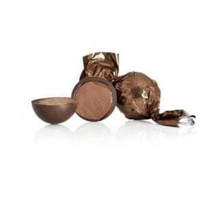 1 kg Fyldt Cocoture chokoladekugle i lysebrun mørk chokolade m/karamel & havsalt