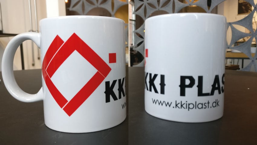 KKI plast krus med logo