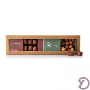 20201050 Karamjel Fabrikken 2 Stk. Med Fløde Cjokolade Og Lakrjds Med Chokolade fra Y-design