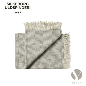 Fanø Plaid 140 X 240 Cm Light Nordic Grey