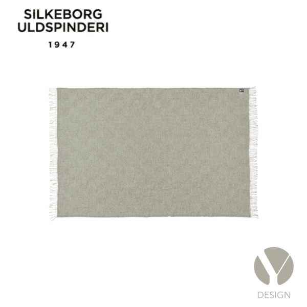Fanø Plaid 140 X 240 Cm Light Nordic Grey